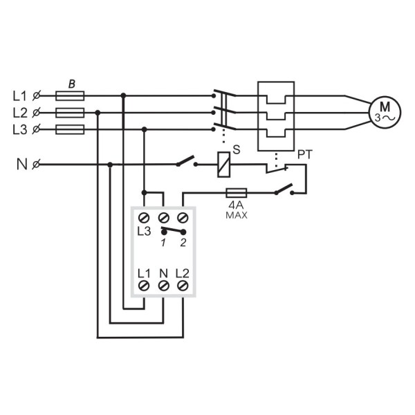 Реле контроля последовательности асимметрии и обрыва фаз ETI 002471409 PZAK-1 - фото №1