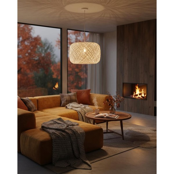 Подвесной светильник, люстра Goldlux 332257 Monica E27 1x20W IP20 белый - фото №1