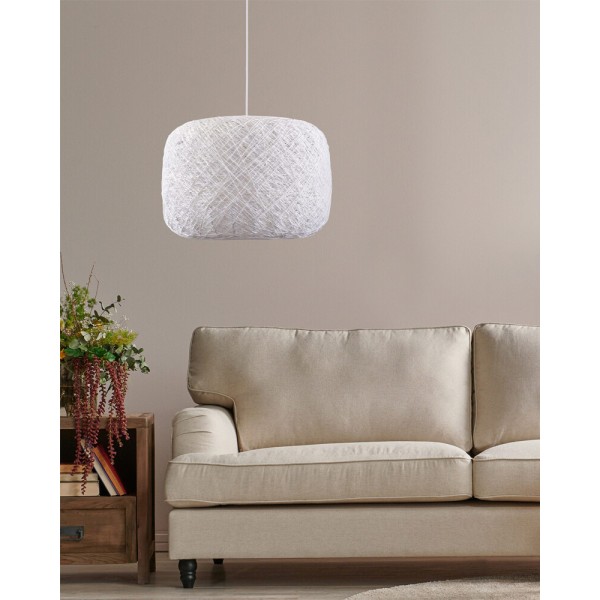 Подвесной светильник, люстра Goldlux 332257 Monica E27 1x20W IP20 белый - фото №2