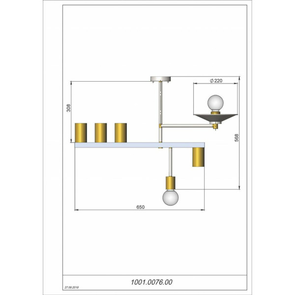 Люстра Pikart 12864-2 Constructio - фото №1