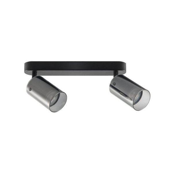 Светильник поворотный, спот Goldlux 328311 Smoky GU10 2x10W IP20 Черный