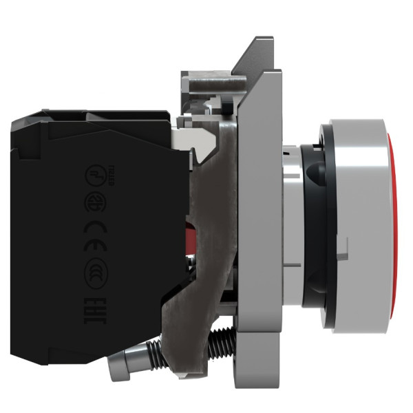 Металева кнопка Schneider Electric XB4BA42 Harmony XB4 червона - фото №3