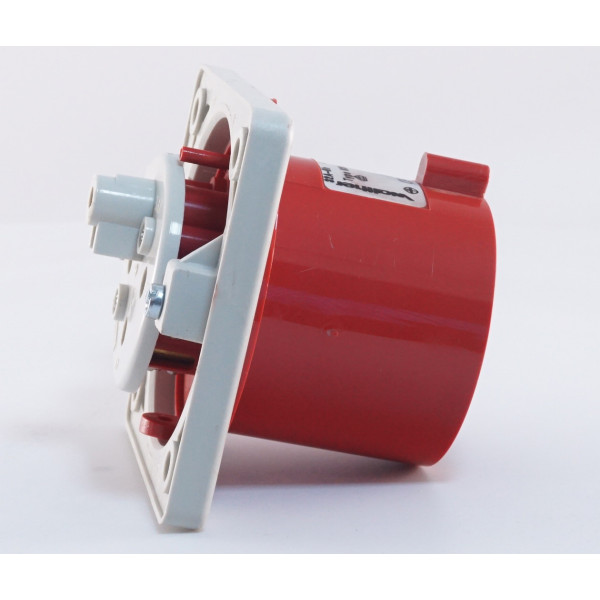 Прямий панельний штекер WALTHER WL635406 (3P+E) 32А 380V IP44 - фото №1