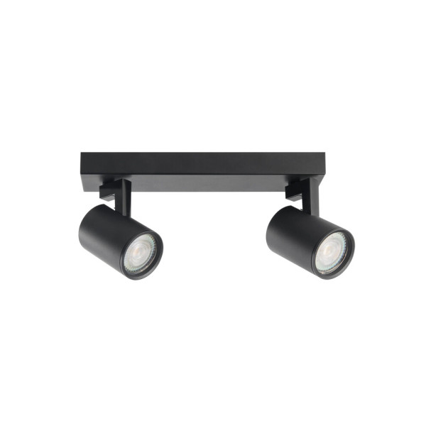 Светильник поворотный, спот Goldlux 328694 Lynx GU10 2x10W IP20 черный