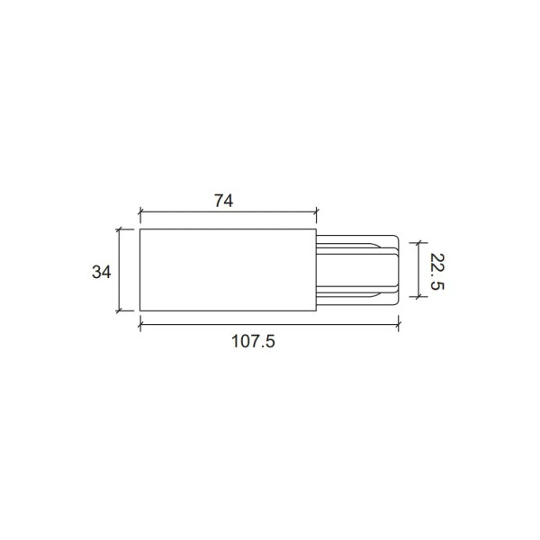 Ввід живлення 1-фазний Oledim 7771172 OT531 білий - фото №1