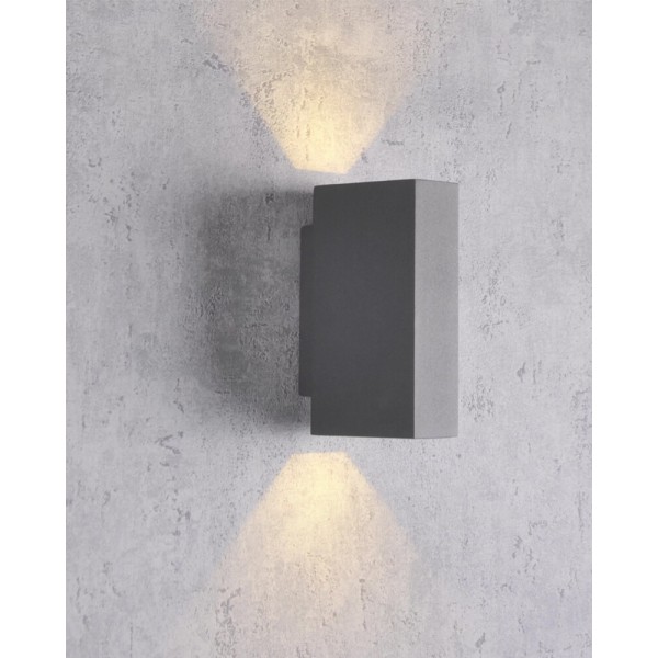 Вуличний світильник Goldlux 319814 Orlean LED 2x2.5W 4000K 430Lm IP54 графітовий - фото №1