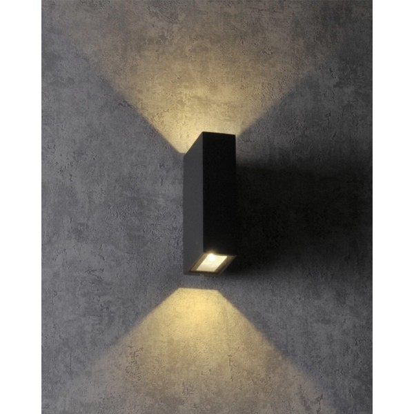 Вуличний світильник Goldlux 319814 Orlean LED 2x2.5W 4000K 430Lm IP54 графітовий - фото №2