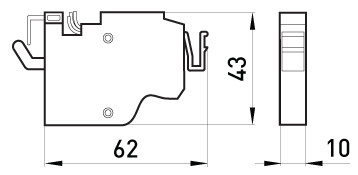 Дополнительный контакт E.Next e.industrial.ukm.400-800.B (i0020004) - фото №1
