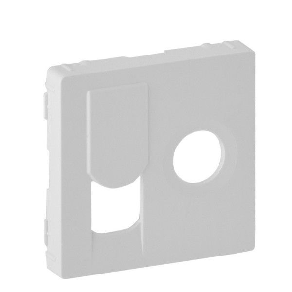 Панель розетки TV+RJ Legrand Valena Life белая