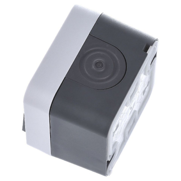 Выключатель 2-клавишный серый Berker W.1 - фото №7