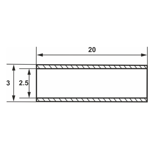 Кабельная гильза Promfactor BL/CRG-2,5 медно-луженая - фото №1