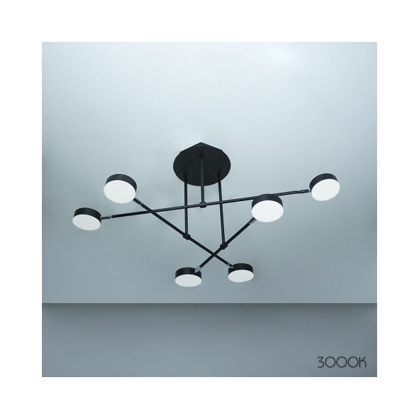 Люстра Imperium Light 463693.05.91 Reflectors LED 6x6W 3000K Lm IP20 - фото №1