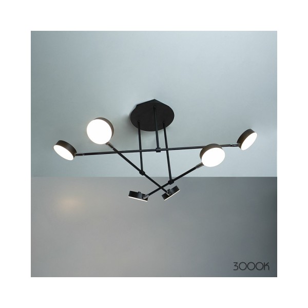 Люстра Imperium Light 463693.05.91 Reflectors LED 6x6W 3000K Lm IP20 - фото №2