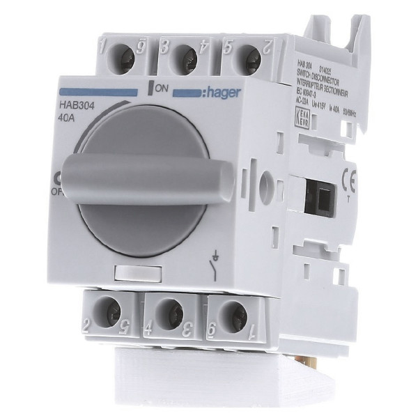 Рубильник Hager HAB304 3P 40А