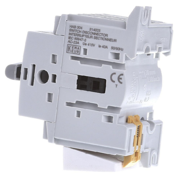 Рубильник Hager HAB304 3P 40А - фото №2