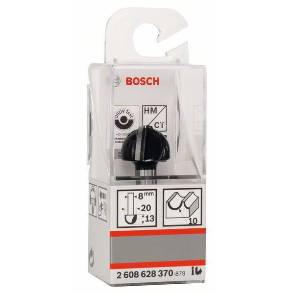 Галтельная фреза Bosch Std S8/R10/D20/L12,4 - фото №1