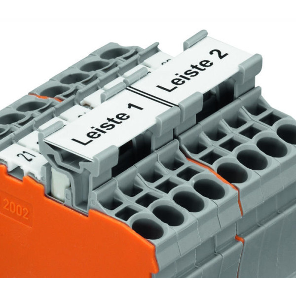Разграничительная пластина Wago 2002-1294 Oversized 48х33,4х2мм (оранжевая) - фото №2