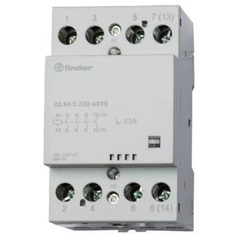 Контактор Finder 4NO 63A 220-240В AC/DC (226402304310)
