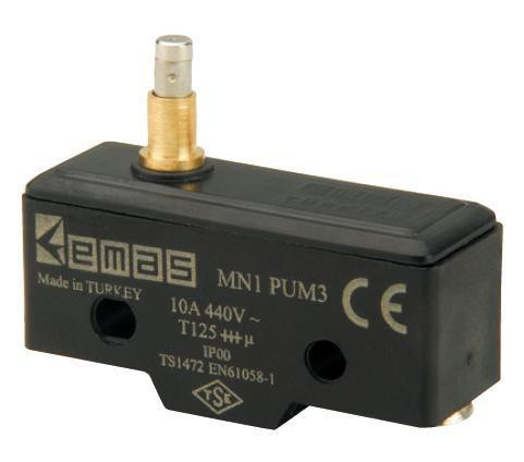 Конечный мини выключатель под винт EMAS MN1PUM3