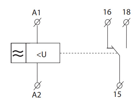 Реле напруги Elko-Ep HRN-37 AC 24-150V - фото №2
