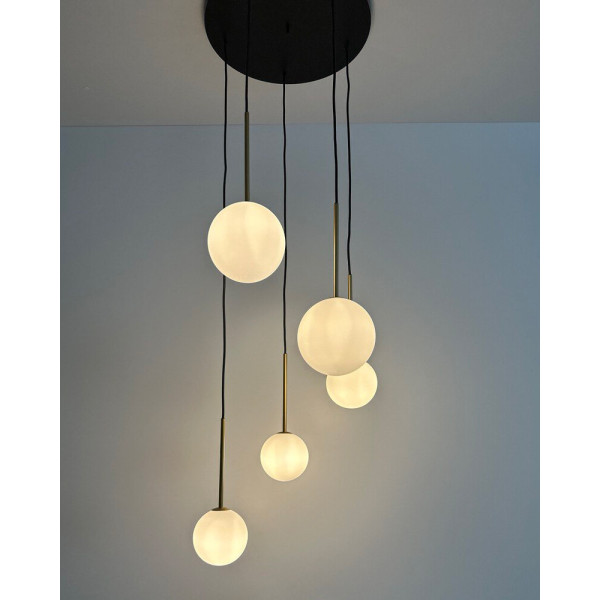 Подвесной светильник, люстра Nowodvorski 10303 Karo V G9 5x12W IP20 черный - фото №1