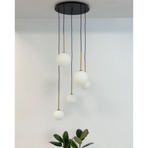 Подвесной светильник, люстра Nowodvorski 10303 Karo V G9 5x12W IP20 черный - фото №2