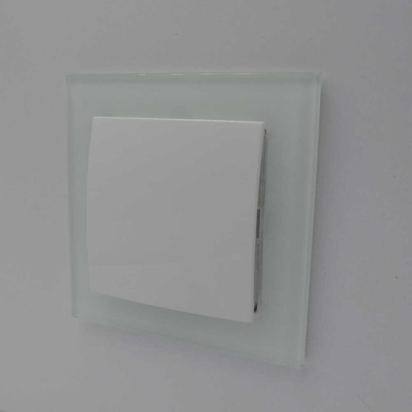 Вимикач Nilson Touran білий 1кл без рамки ( 24110401 ) - фото №1