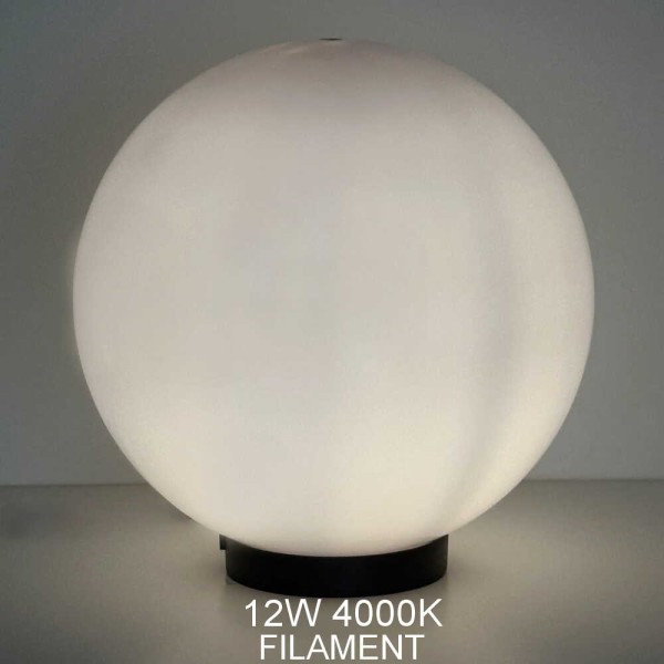 Світильник садово-парковий КУЛЯ 350мм опал ( 310106 ) - фото №5