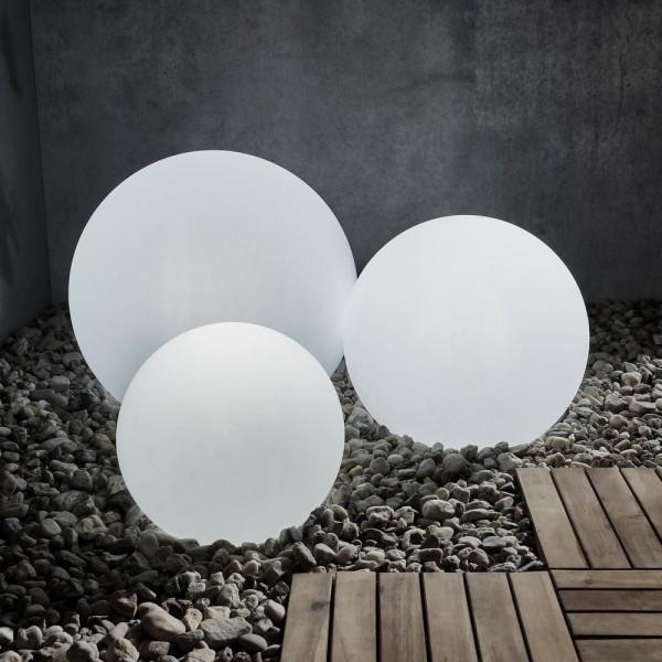 Світильник садово-парковий КУЛЯ 350мм опал ( 310106 ) - фото №8