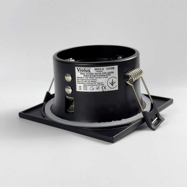 Светильник точечный Violux IBIZA-S GU10 IP44 черный ( 131108 ) - фото №3