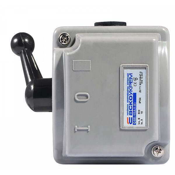 Разъединитель Аско-Укрем (QS5-15A) «1-0» 15А (A0100010001) - фото №1