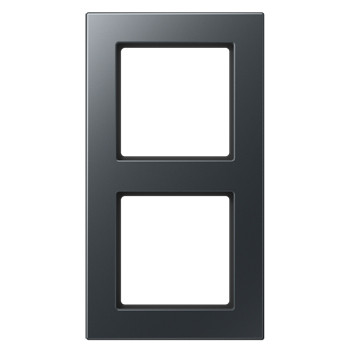 Рамка 2-постова Jung A 550 A5582BFANM антрацит