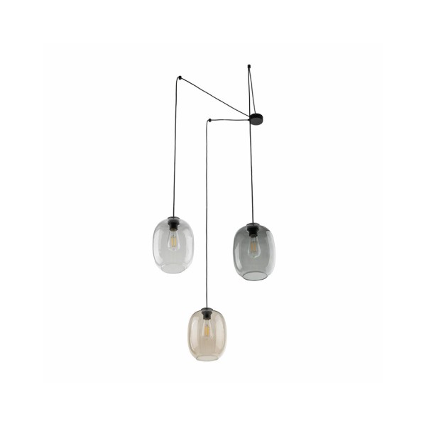 Подвесной светильник, люстра TK Lighting 5972 Elio E27 3x15W IP20 Черный - фото №2
