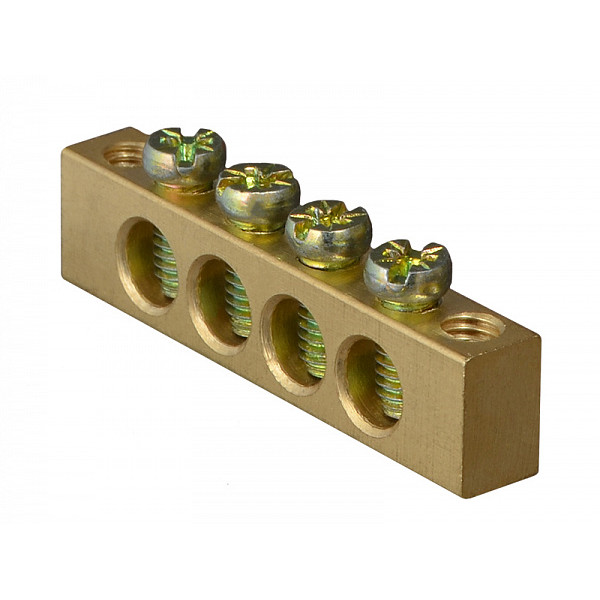 Нулевая шина Аско-Укрем 6x9 на 4 отверстия (A0150120063)