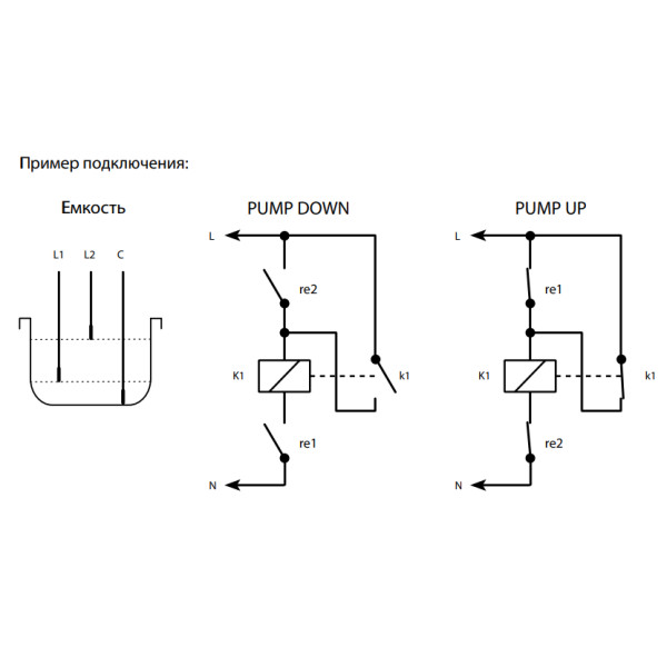 Универсальный 6-уровневый контроллер для контроля жидкости Elko-Ep HRH-9 - фото №1