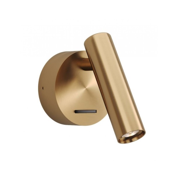 Бра, настінний світильник Kloodi WA-PIANO R110 Piano Led 1x3W 3000K 120Lm IP20 Gold