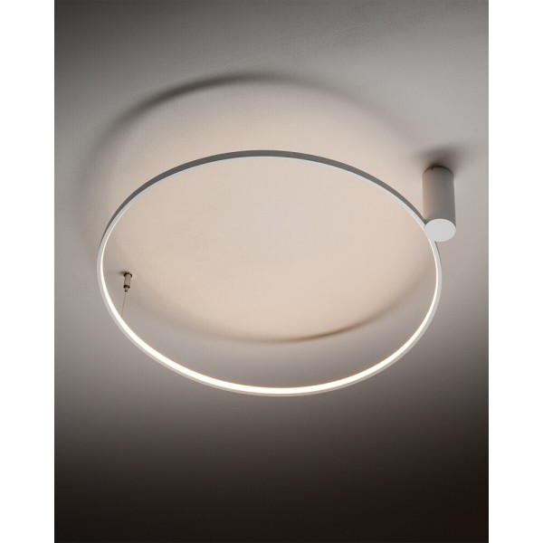 Люстра Nowodvorski 11603 Circolo LED M 1x21W 3000K 660Lm IP20 біла - фото №1