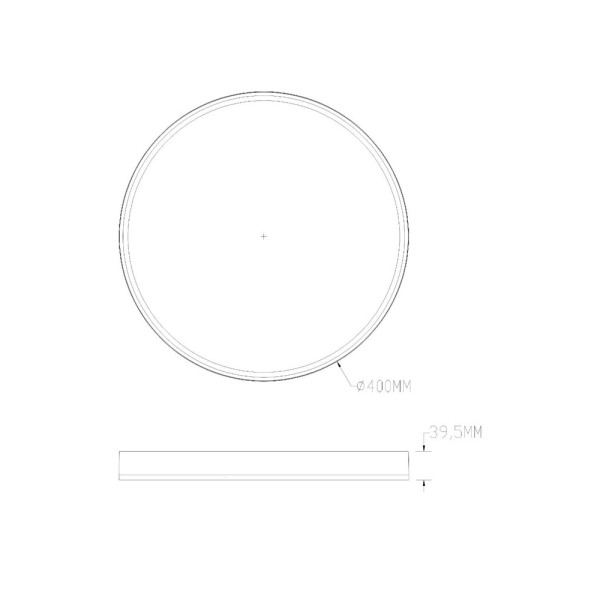 Світильник стельовий Zuma Line 5905316665477 Orbitral LED 1x32W 3000K-6000K 2600Lm IP20 чорний - фото №1