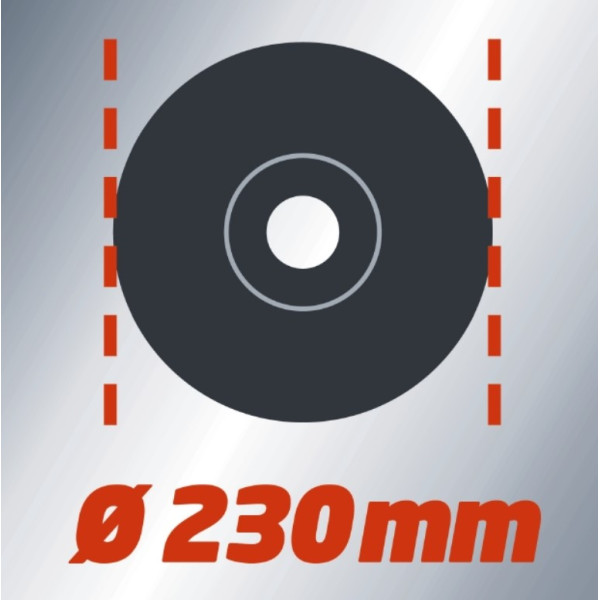Кутова шліфувальна машина Einhell TE-AG 230 (4430870) - фото №6
