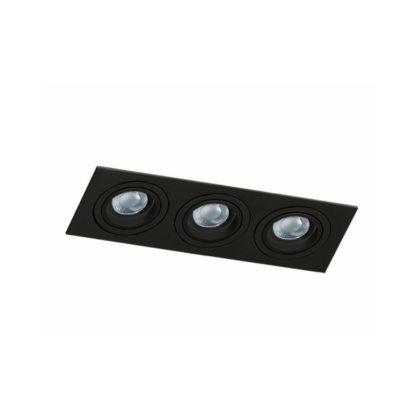 Точечный светильник Azzardo Caro 3 AZ2440(SN-6813S-BK)