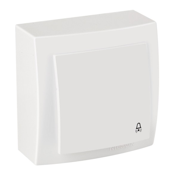 Вимикач Nilson Themis білий кнопка ( 26111012 )