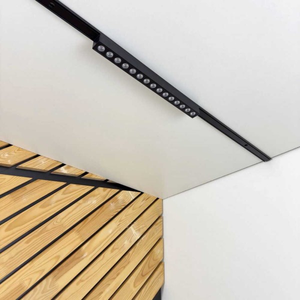 Магнітний трековий світильник UST-G 18W 4000K 48V IP20 чорний Violux ( 320102 ) - фото №1