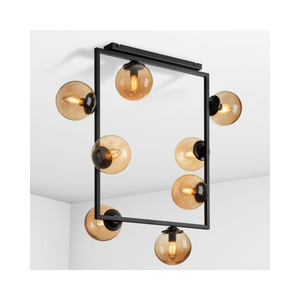 Люстра Imperium Light 140962.05.24 Frost E14 8x40W IP20 Чорна