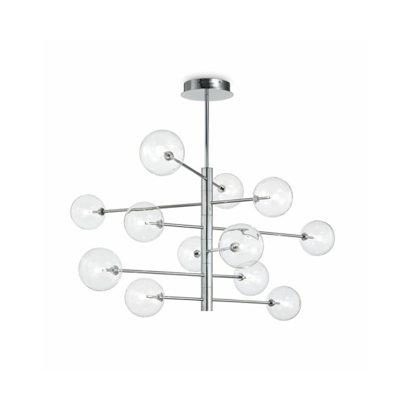 Люстра подвесная Ideal Lux Equinoxe sp12 cromo 200118