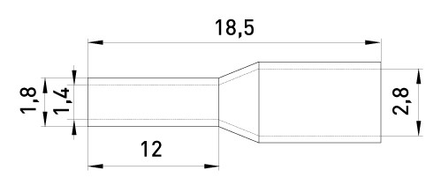 Втулочный наконечник E.Next e.terminal.stand.e1012.green 1 кв.мм зеленый (s3036050) - фото №1