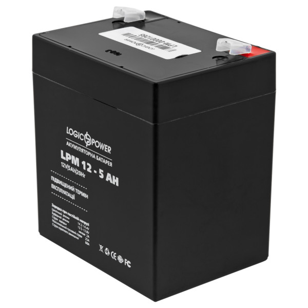 Акумулятор LogicPower AGM LPM 12-5.0 AH
