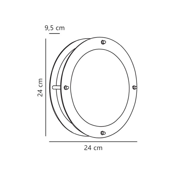 Вуличний світильник Nordlux 21861031 Malte E27 1x60W IP54 сріблястий - фото №2
