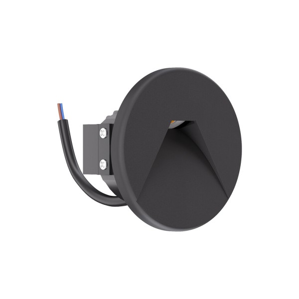 Светильник для подсветки лестницы/коридора Kloodi KDSL-RIKI R85 3W 3K 38D DG LED 210Lm IP44 антрацит - фото №2