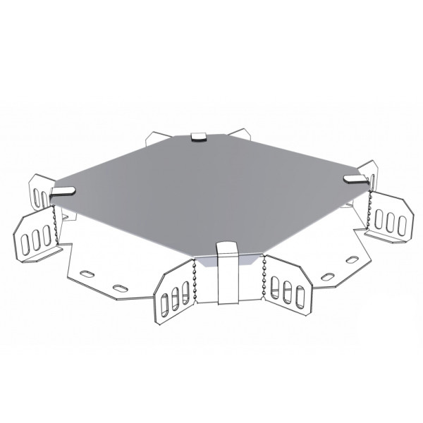 Кришка на хрестоподібний відгалужувач METAKSAN KKD 30 10 PG 300мм 1мм - фото №1