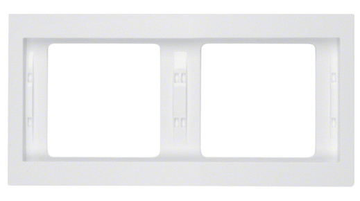 Рамка 2-местная, горизонтальная, полярная белизна Berker K.1